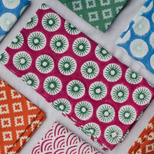 Load image into Gallery viewer, Indian block print selection of Katy and Ro napkins