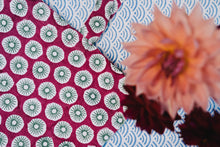 Load image into Gallery viewer, close up of pink arthus block print bag