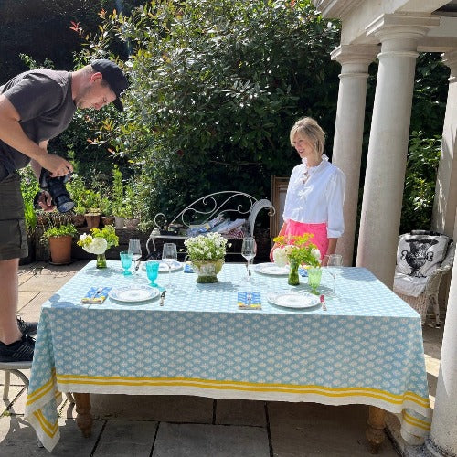 Block Print tablecloth | The Sophia